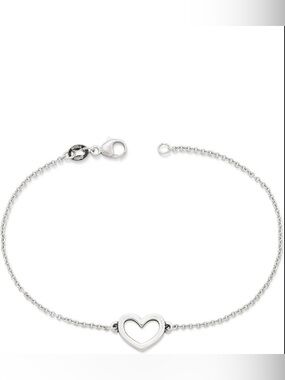 James Avery Heart Bracelet - Silver